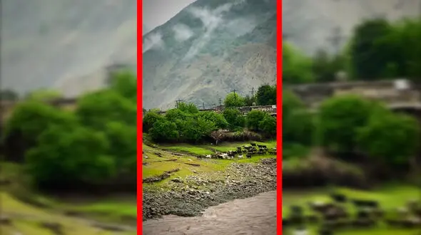 فیلم طبیعت بکر روستای تنگ ۷ لرستان