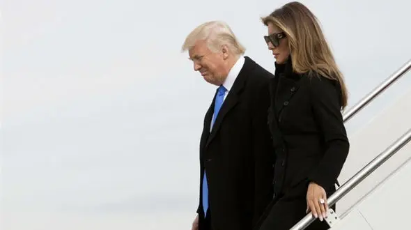 شوخی جالب و غیر معمول پاپ فرانسیس با ملانیا ترامپ 