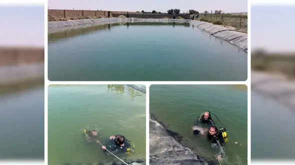 شنای مرگ در استخر کشاورزی / در پیشوا ورامین رخ داد + عکس