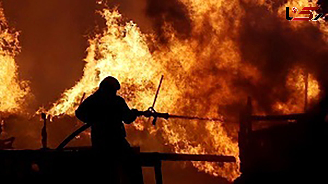یک زن امامزاده باقر بیستون را به آتش کشید + جزئیات