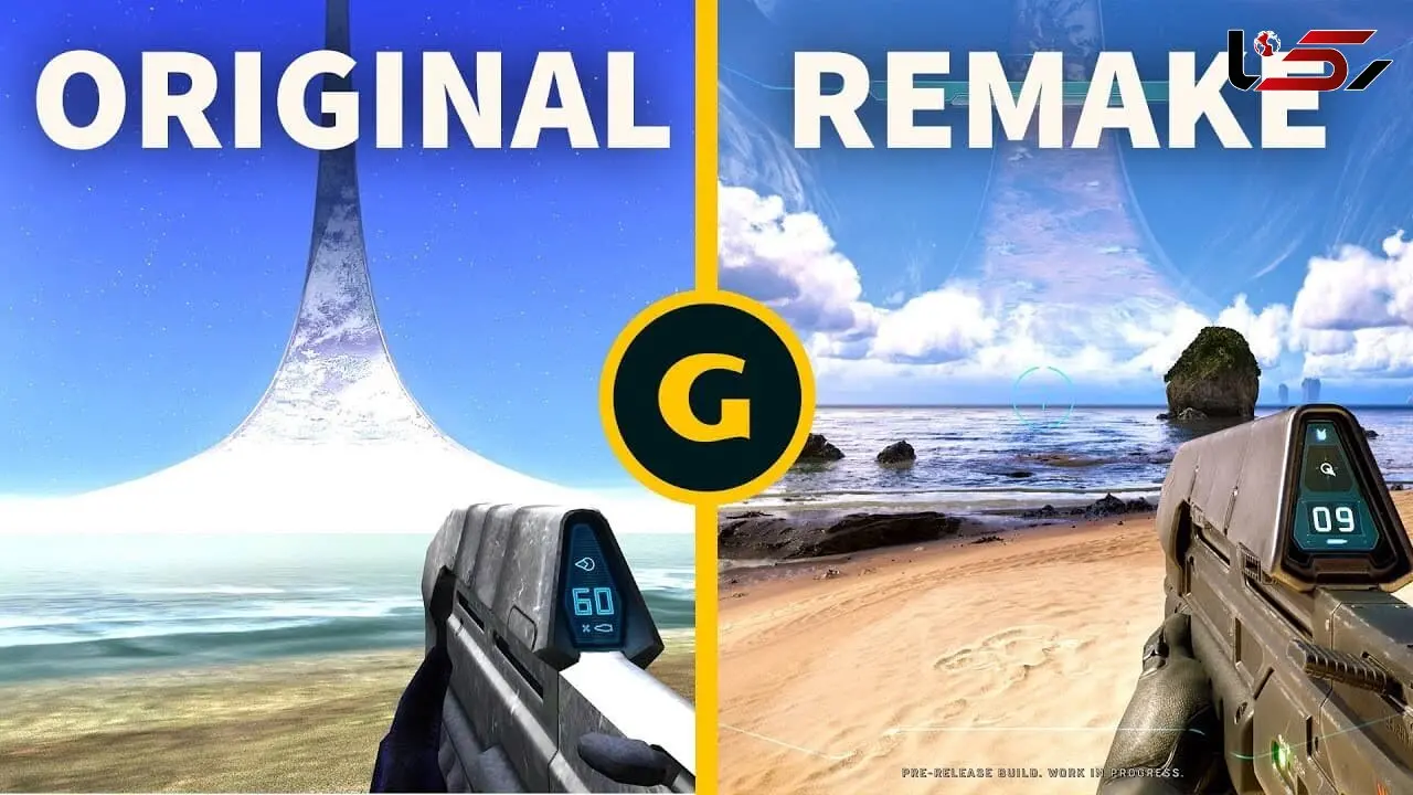 تفاوت گرافیکی نسخه سال ٢٠٠١ بازی Halo: Combat Evolved با نسخه بازسازی‌شده سال ٢٠٢۶ + فیلم