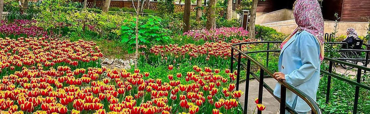 باغ ایرانی تهران از زیبایی های بهار پایتخت + عکس