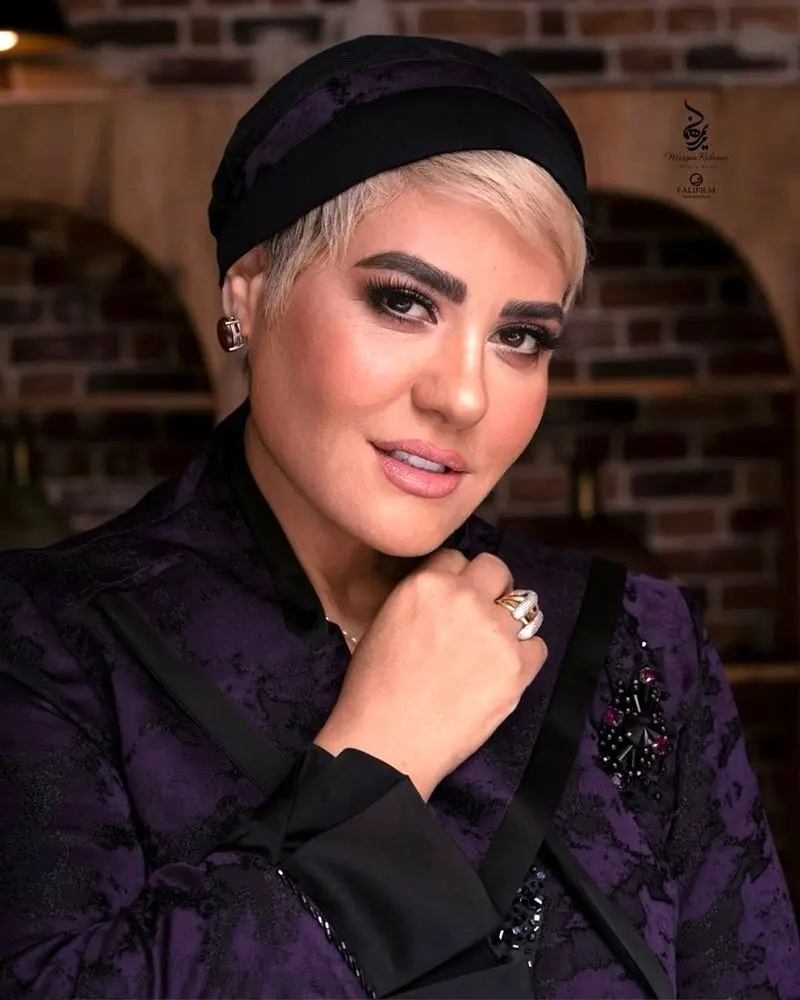 میکاپ اروپایی رابعه اسکویی ۵۹ سالگی ۳