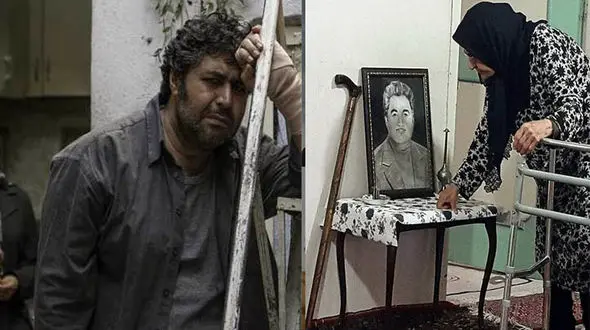 خداحافظی تلخ آقای بازیگر با مادرش + عکس