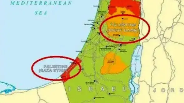 اضافه شدن نام کشور فلسطین ‌در نقشه‌های بریتانیا + عکس