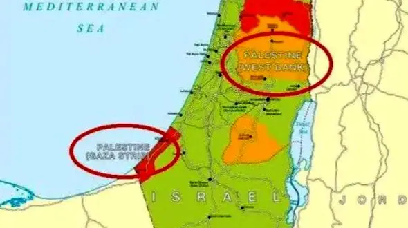 اضافه شدن نام کشور فلسطین ‌در نقشه‌های بریتانیا + عکس