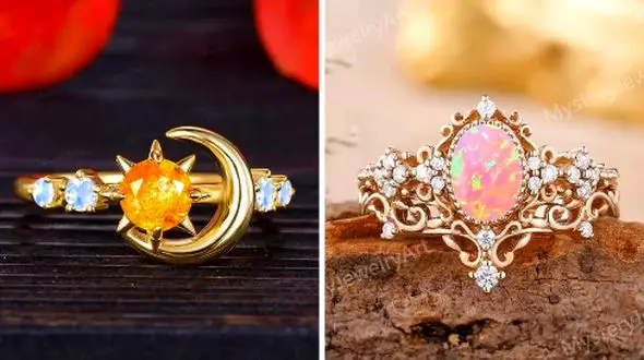 زیباترین مدل‌ های انگشتر سنگ طبیعی؛ 15 انتخاب مدرن و منحصر به‌ فرد