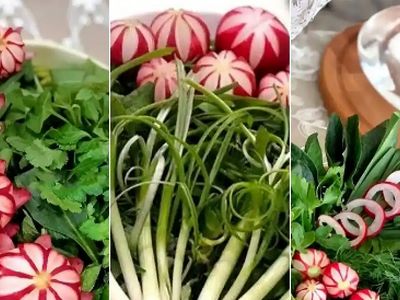 آموزش تزئین سبزی مجلسی | ایده‌ های جذاب برای میز پذیرایی شیک‌ تر