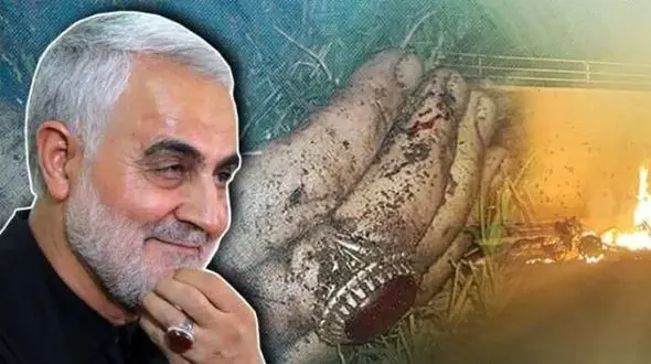 فیلم صحنه دقیق  ترور سردار سلیمانی ! 