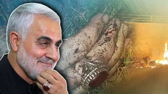 فیلم صحنه دقیق  ترور سردار سلیمانی ! 