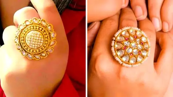 جدیدترین مدل‌ های انگشتر شمسه نگین‌ دار؛ 15 انتخاب برتر برای درخشیدن