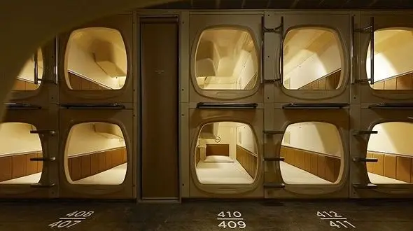 لذت سونا را در هتل کپسولی ژاپن تجربه کنید!