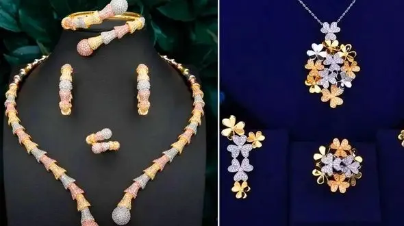 15 مدل ست کامل جواهرات لاکچری؛ انتخابی از ساده تا لوکس