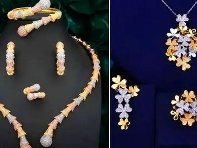 15 مدل ست کامل جواهرات لاکچری؛ انتخابی از ساده تا لوکس