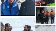 فیلم امدادرسانی هوایی به مناطق محاصره در برف و بهمن در فریدونشهر