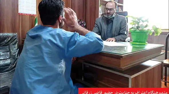 عکس پسر جوان که با هاون خاله اش را کشت/ اعترافات آدمکش در مشهد