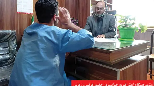 عکس پسر جوان که با هاون خاله اش را کشت/ اعترافات آدمکش در مشهد