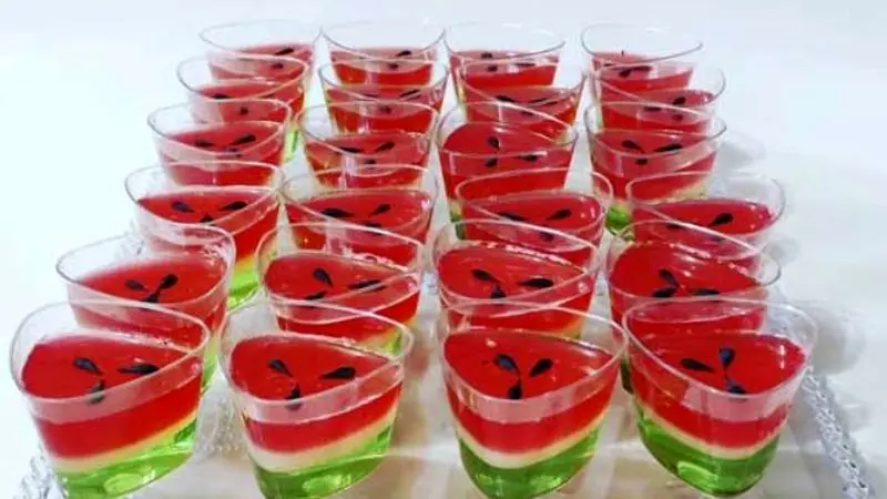 ایده‌های تزیین ژله برای شب یلدا