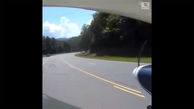 فیلم دیدنی از فرود اضطراری یک هواپیمای در وسط اتوبان / ببینید