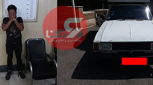 فیلم لحظه سرقت دزد حرفه ای در قیام دشت + عکس متهم بعد از بازداشت