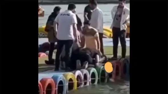 مرگ تلخ مرد ۷۰ ساله در استخر ائل گولی تبریز + فیلم تلاش برای زنده ماندن