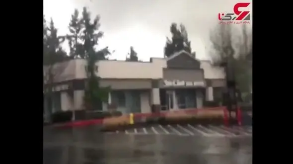 طوفان و گردباد سهمگین در سواحل آمریکا+فیلم