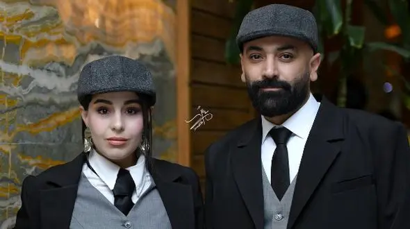 جشن تولد مهدی کوشکی به همراه همسر چهارم و جوانش! / مرسی که هستی عشقم!