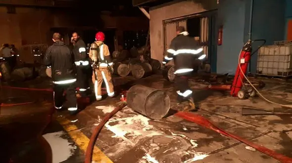 حریق وحشتناک در جاده مخصوص+ تصاویر 