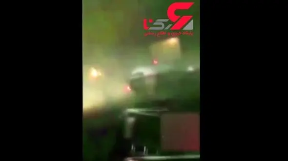  بویینگ در فرودگاه مهرآباد گرفتار توفان  شد!+ فیلم عجیب