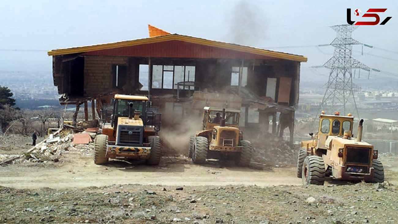 تخریب ساخت و ساز‌های غیر مجاز در دشتی 