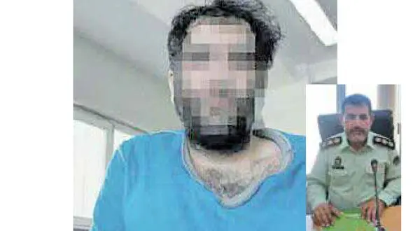 شرور معروف به مسلم شکارچی در کوه های کرج دستگیر شد + عکس