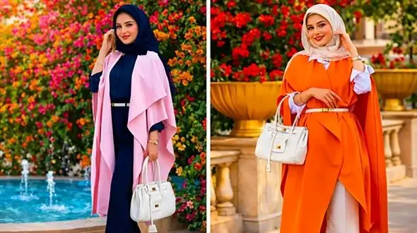 مدل های خاص مانتو باحجاب؛ 15 ایده جذاب برای استایل شیک و مدرن