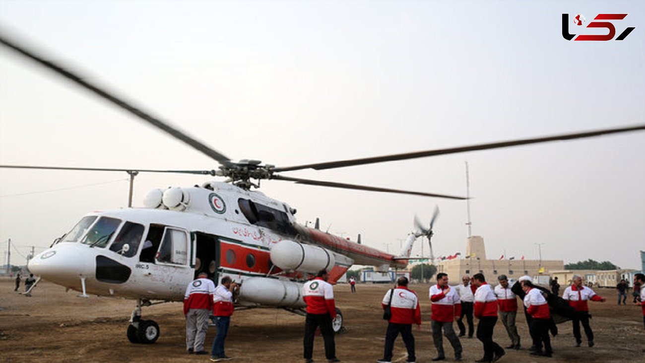 اعزام تیم امداد هوایی هلال احمر خوزستان به مناطق زلزله زده