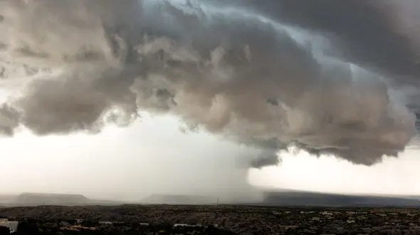 ببینید / بارش شدید باران در بانه + فیلم