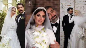 عکس های عروسی عاشقانه کامران تفتی و متین ستوده ، آرام جعفری و بابک انصاری و محمد نادری و الناز خانم 