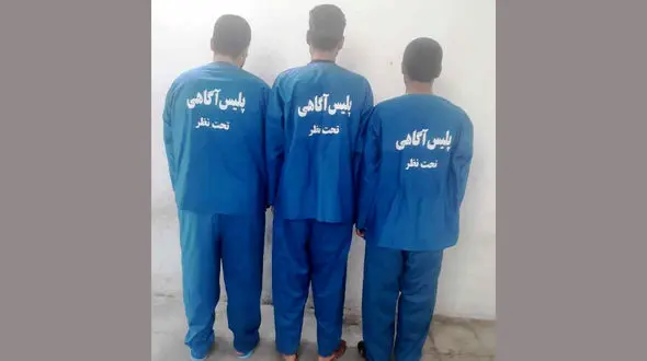 سرقت مسلحانه در فسا / پلیس این 3 سارق را دستگیر کرد +عکس