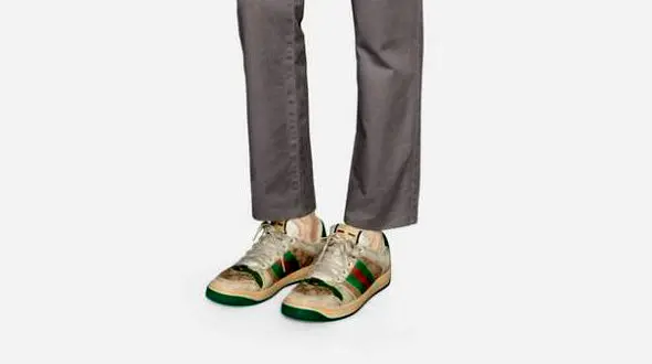 کفش کتانی کهنه با قیمت 8 میلیون در برند گوچی !+عکس