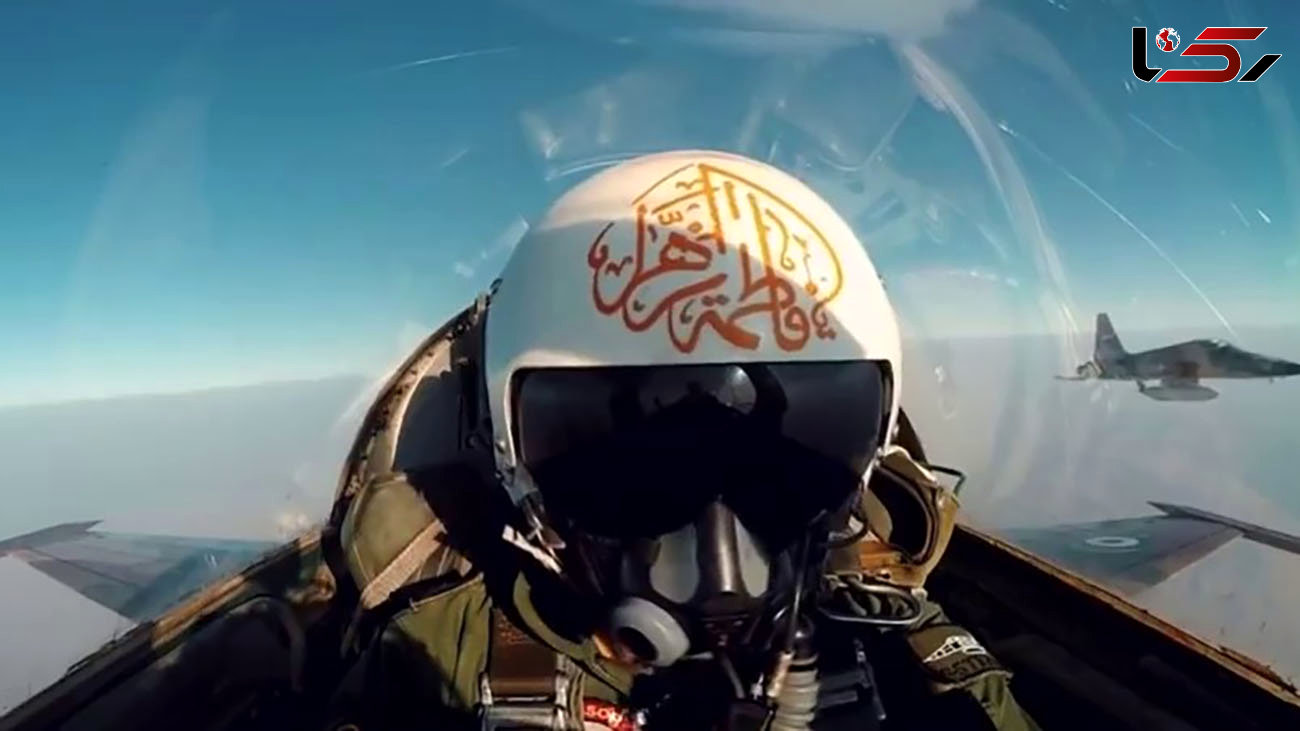 فیلم تبریک نوروزی خلبانان نیروی هوایی برفراز خلیج فارس و از آسمان ایران