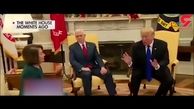 جر و بحث ترامپ با رهبران دموکرات در مجلس نمایندگان و مجلس سنا + فیلم