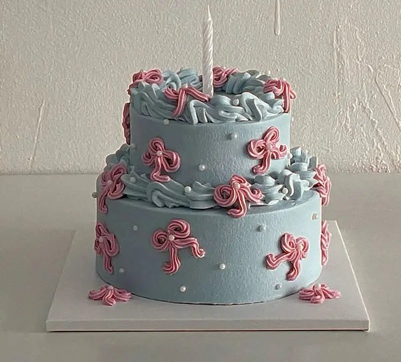 کیک دو طبقه عروسی مدل جدید