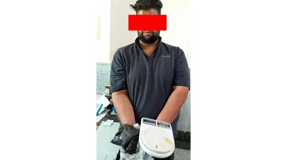 دستگیری فروشنده مواد مخدر در آبادان + عکس
