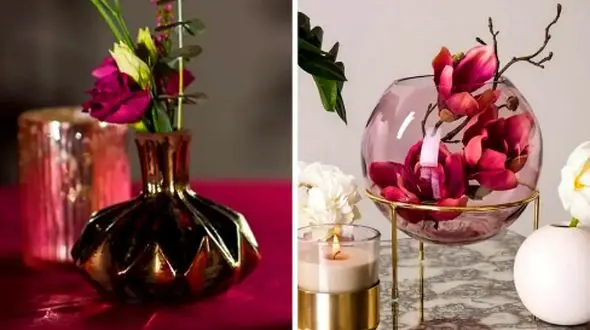 مدل‌ های خفن گلدان شیشه‌ ای؛ جادوی دکوراسیون داخلی