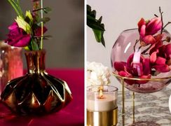 مدل‌ های خفن گلدان شیشه‌ ای؛ جادوی دکوراسیون داخلی