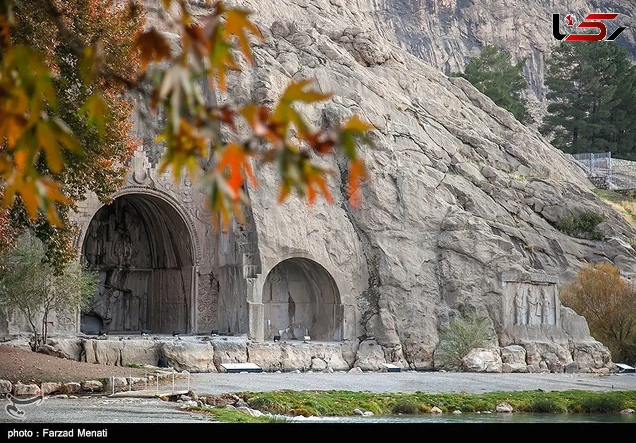 پاییز طاق‌بستان؛ رقص برگ‌ها در سایه‌ی تاریخ + فیلم