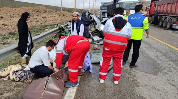 سرعت زیاد پژو پارس علت مرگ ۴ نفر در محور شاهرود_آزادشهر بود