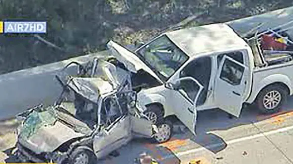 راننده مست، مادر بزرگ و دو نوه اش را کشت + عکس