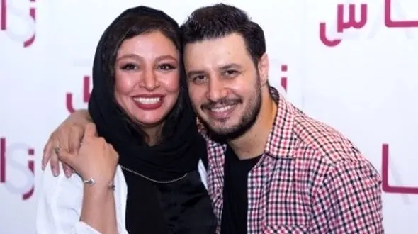 جوگیری منشوری جواد عزتی در خارج از ایران ! / لمس زن نامحرم جلوی دوربین عکاسان ! + عکس