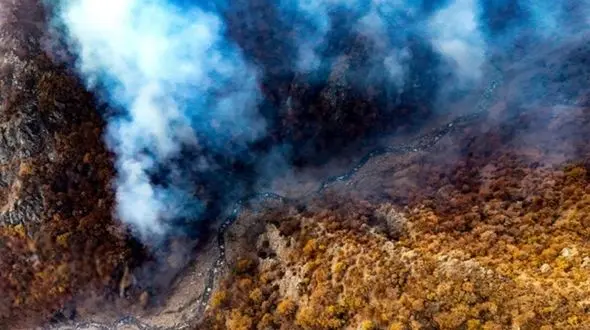 اعزام فوری نیروهای امدادی برای مهار آتش‌ سوزی گسترده در دیزمار