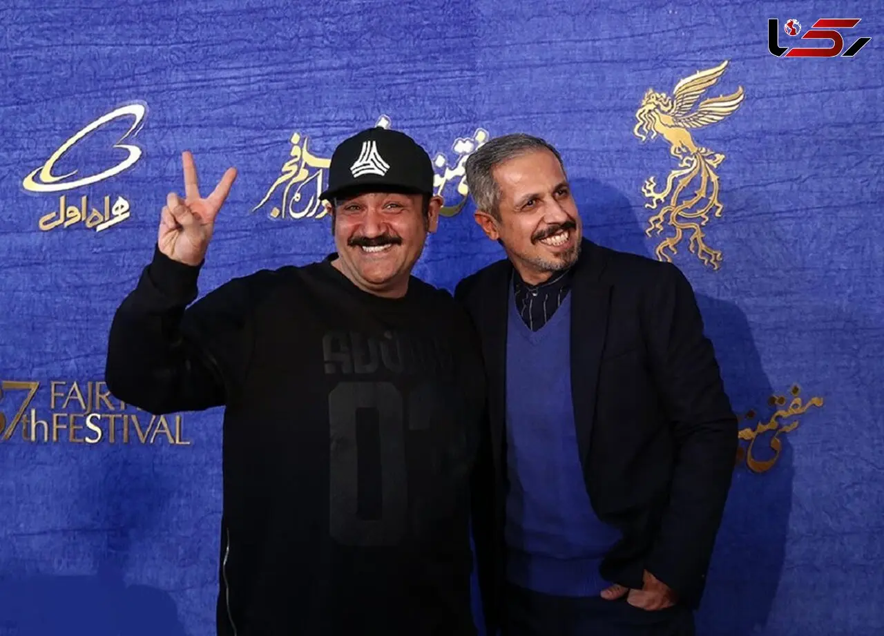 مهران غفوریان و جواد رضویان در آغوش هم+عکس