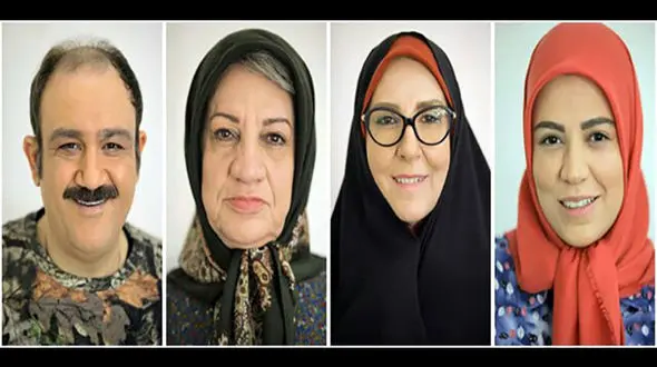 گریم مهران غفوریان و مرجانه گلچین در سریال نوروزی+عکس